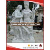 Western Style Stone Carvings And Sculptures Marble Beautiful Angel Figure Statue